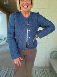 Callie Denim Quilted Jacket