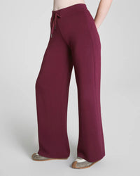 SPANX Wide Leg Pant - Plum Berry