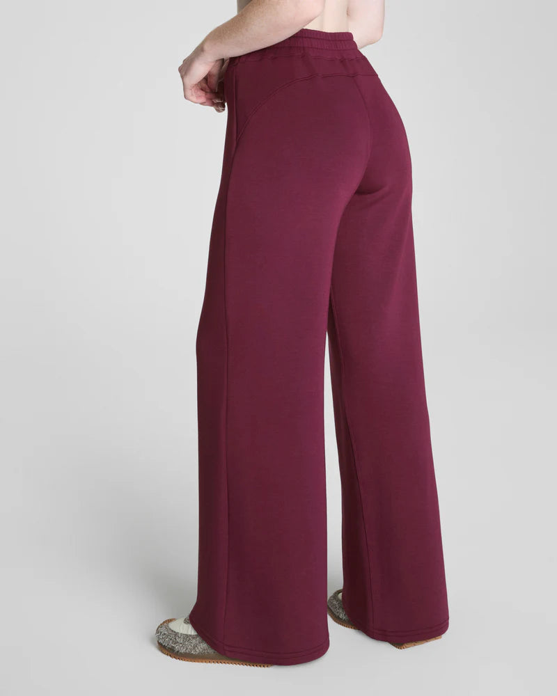 SPANX Wide Leg Pant - Plum Berry
