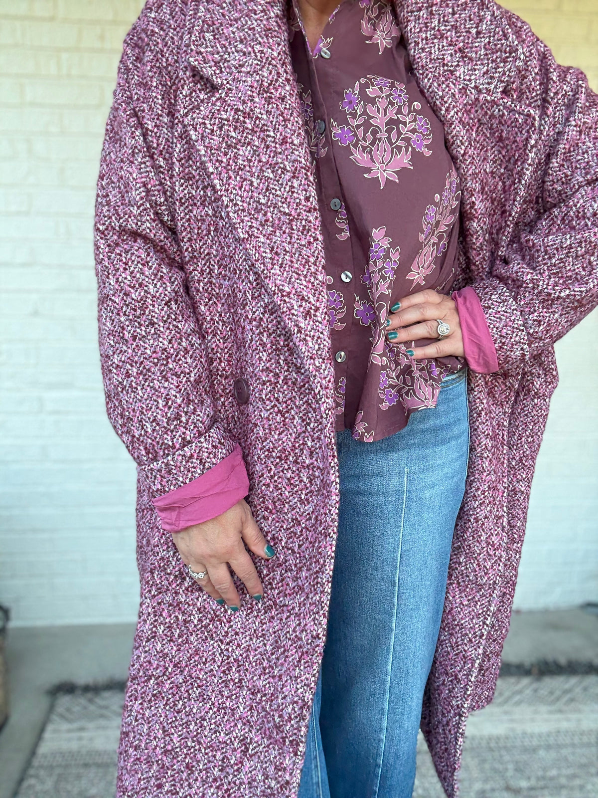 Blush Breeze Pink Coat
