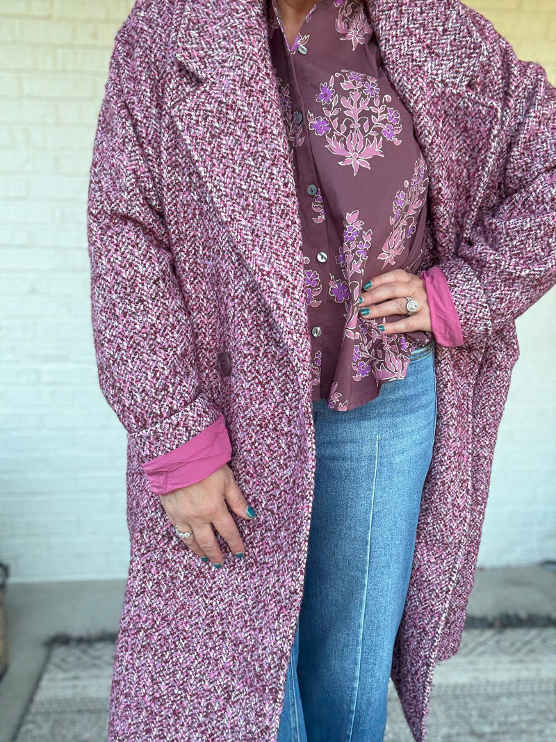 Blush Breeze Pink Coat