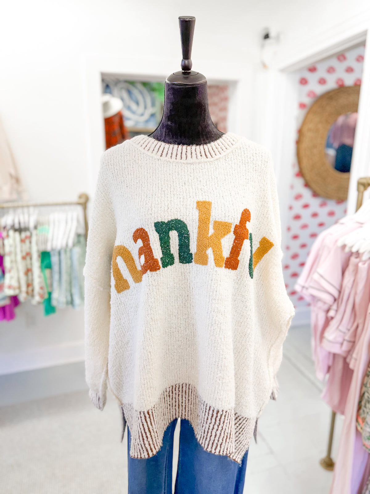 Thankful Sweater - Ivory