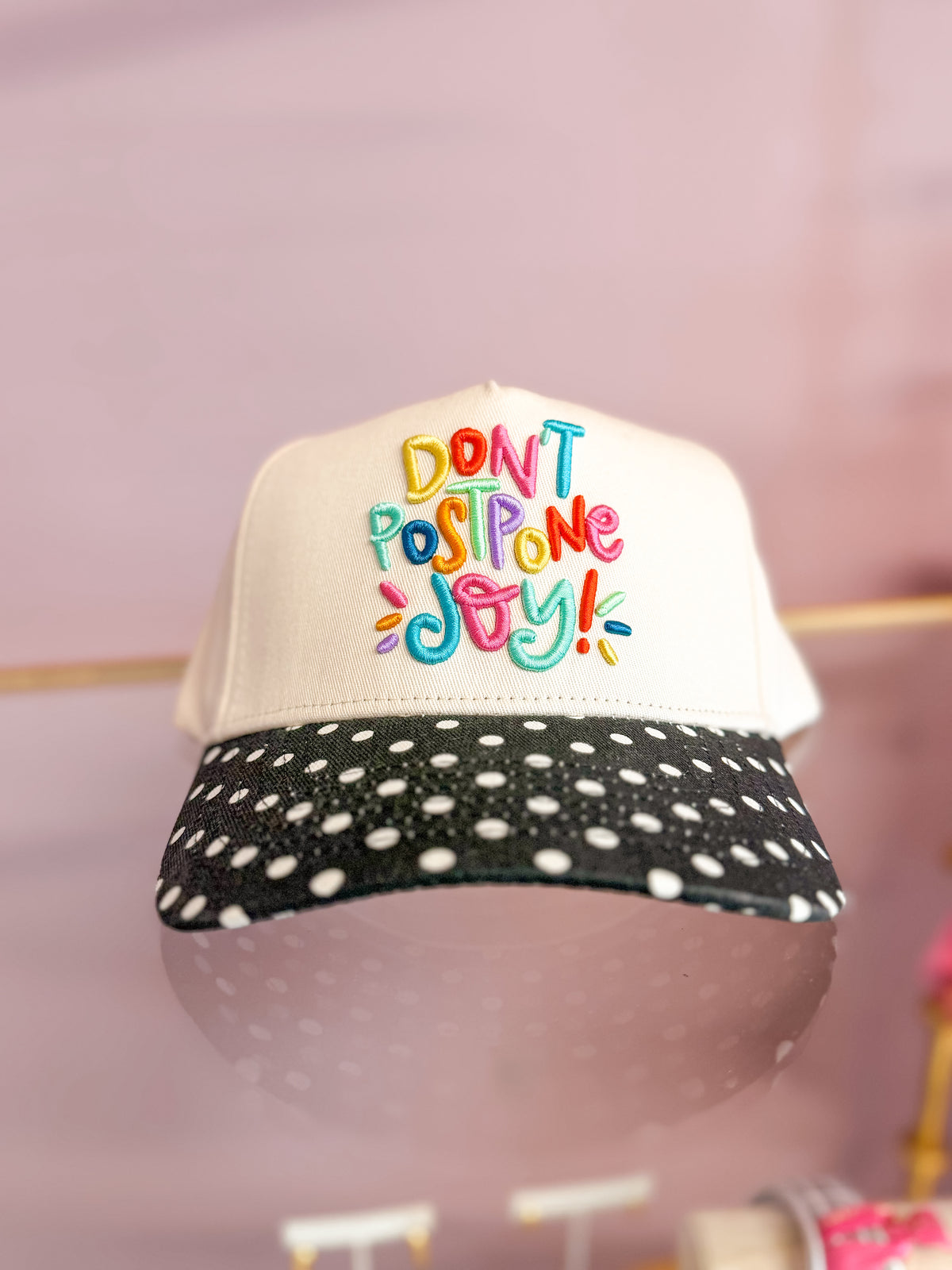 Don't Postpone Joy Trucker Hat
