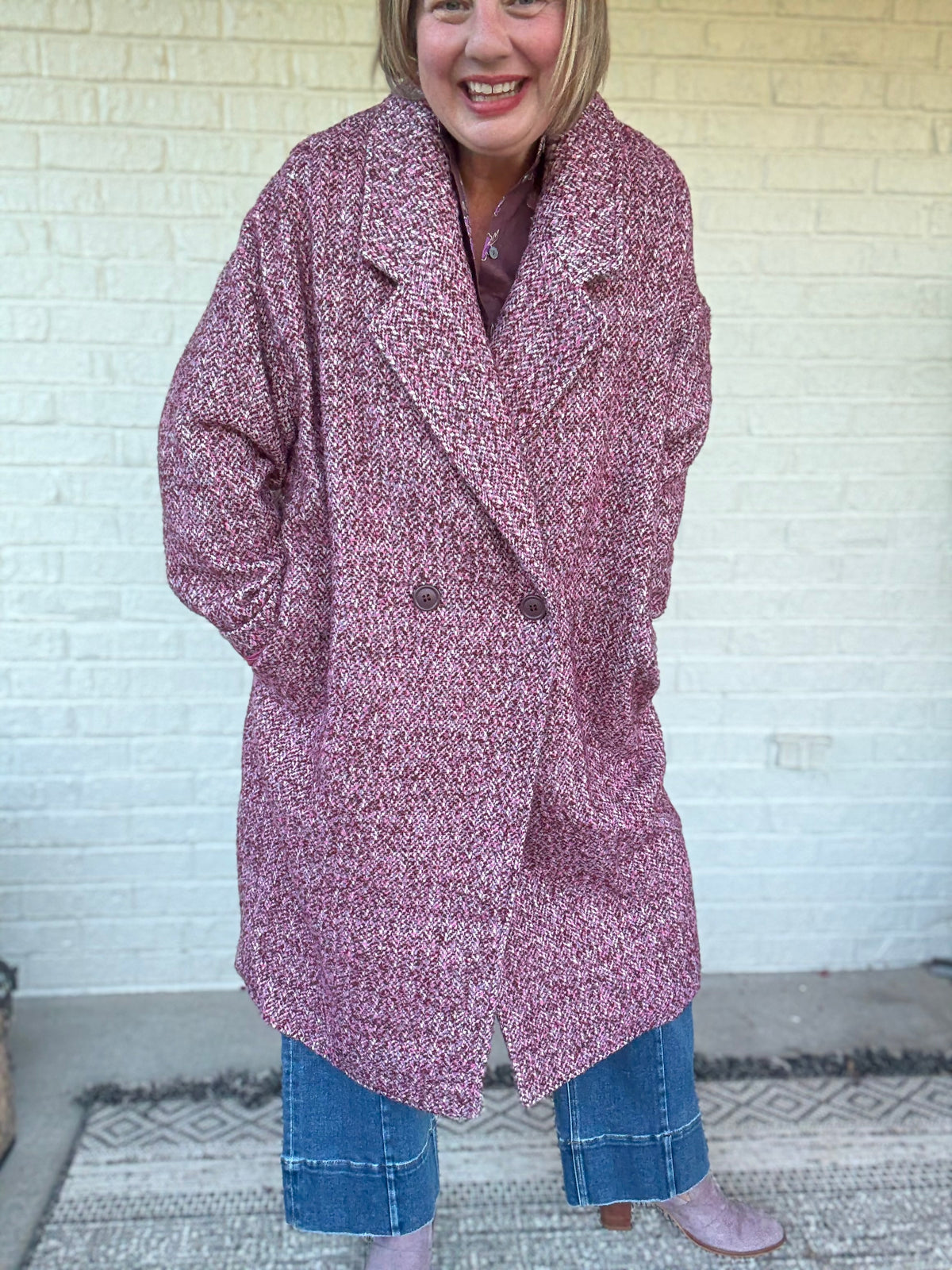 Blush Breeze Pink Coat