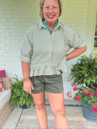 Freshly Picked Olive Shorts