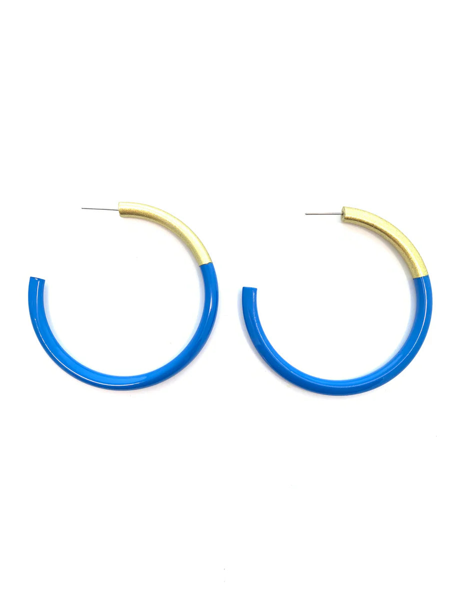 LIZ Large Hoop - Royal Blue