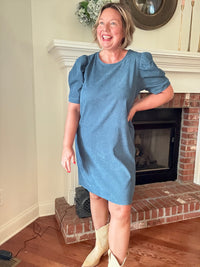 Blue Ridge Denim Blue Dress