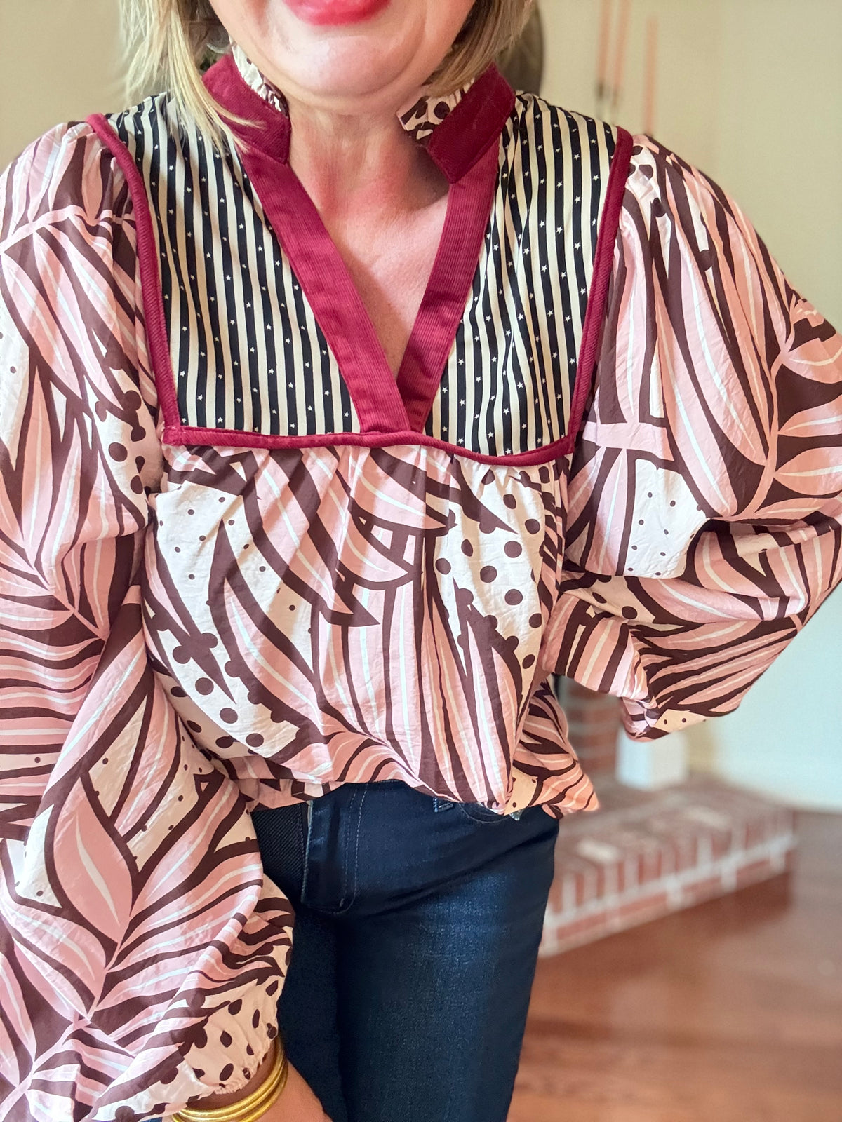 Dahlia Blush Top