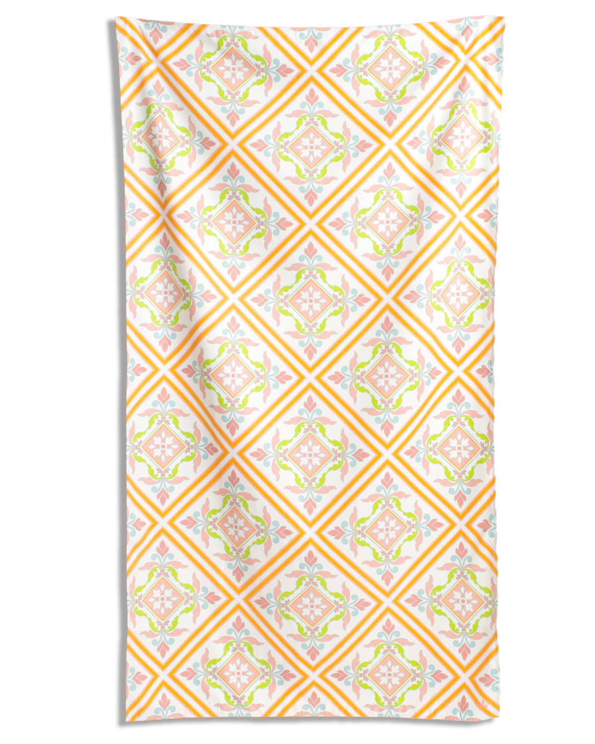 The Royal Standard - Verona Giant Beach Towel    White/Multi    40x70