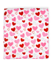 The Royal Standard - All You Need is Love Throw   Pink/Multi   50x60