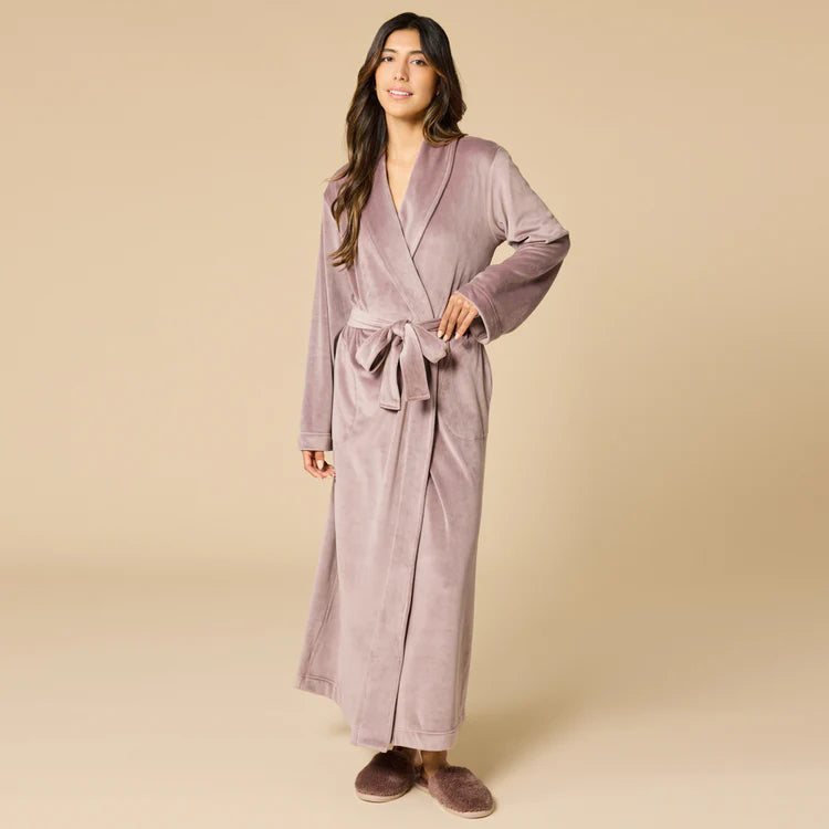 Softies Serenity Wrap Robe - Driftwood