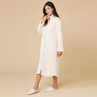 Softies DreamPlush Zip Robe - Almond