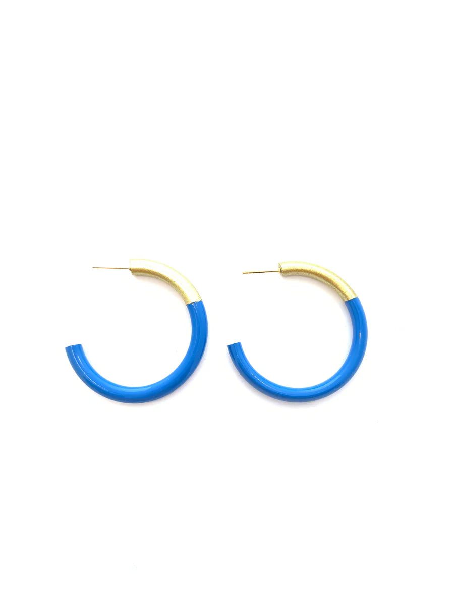 LIZ Med Hoops - Royal Blue
