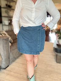 Quinn Skort - Denim