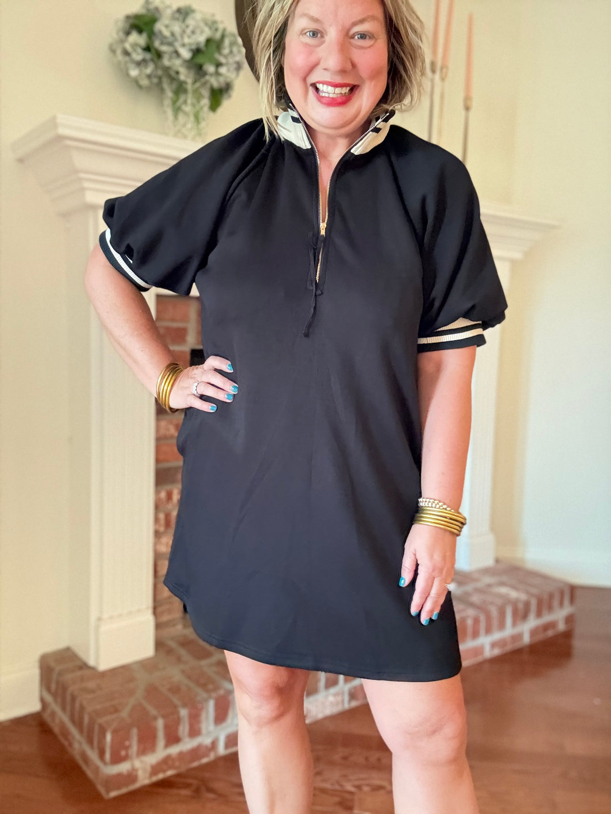 Betsy Black Dress w/ Zipper