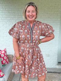Savannah Grove Dress w/ Tie Waist