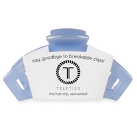 TELETIES - Open Hair Clip | Large | Blue Lagoon