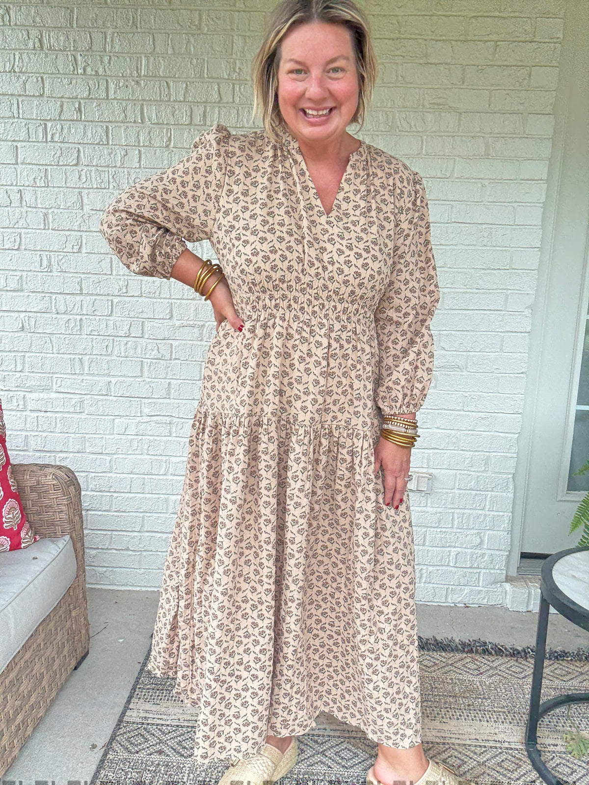 Meadow Grace Dress - Mocha