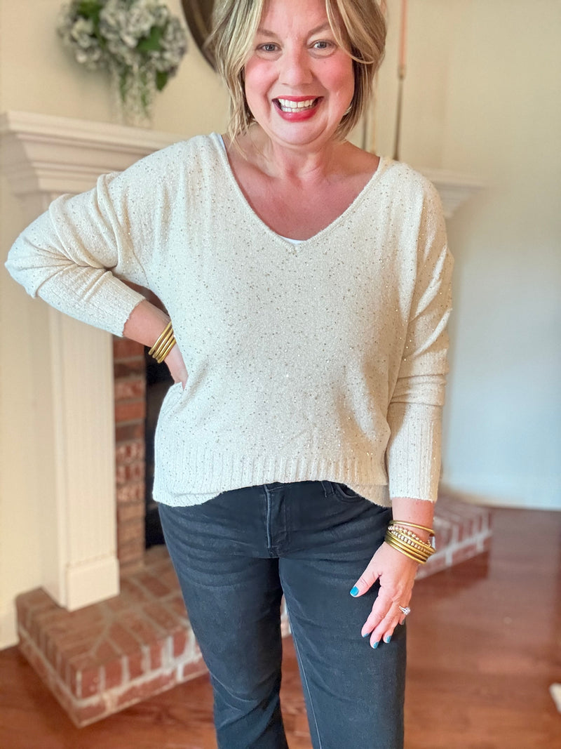 Vanilla Ember Cream Sweater