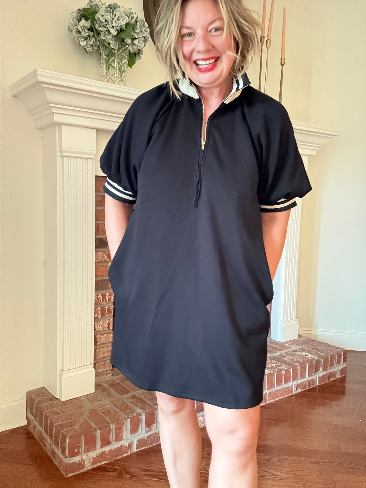 Betsy Black Dress w/ Zipper