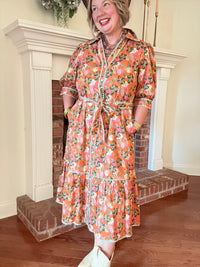 Maple Lane Dress w/ Tie Waist