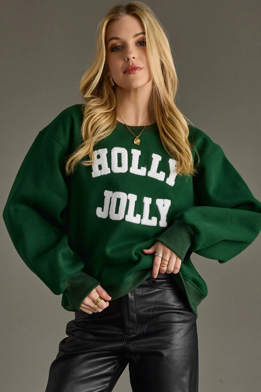 Holly Jolly Sweatshirt - Green