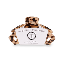TELETIES - Open Blonde Tortoise Medium Hair Clip