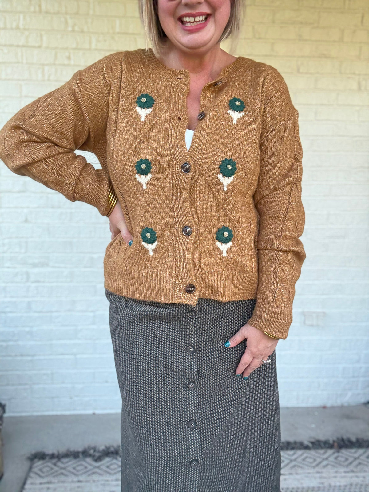 Fall Nights Floral Cardigan