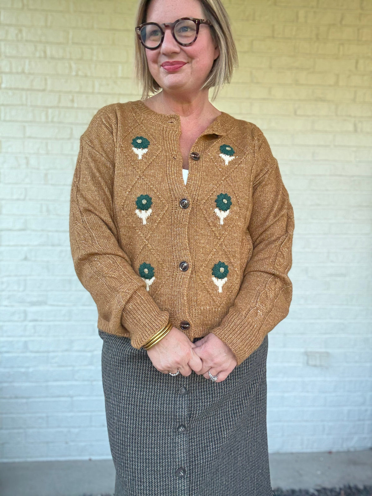 Fall Nights Floral Cardigan