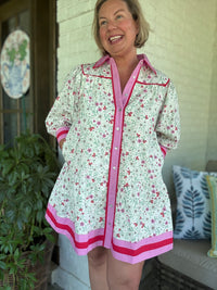 Wildflower Whimsy Button Down Dress