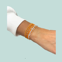 Gameday Hope Unwritten Bracelets - Orange & White