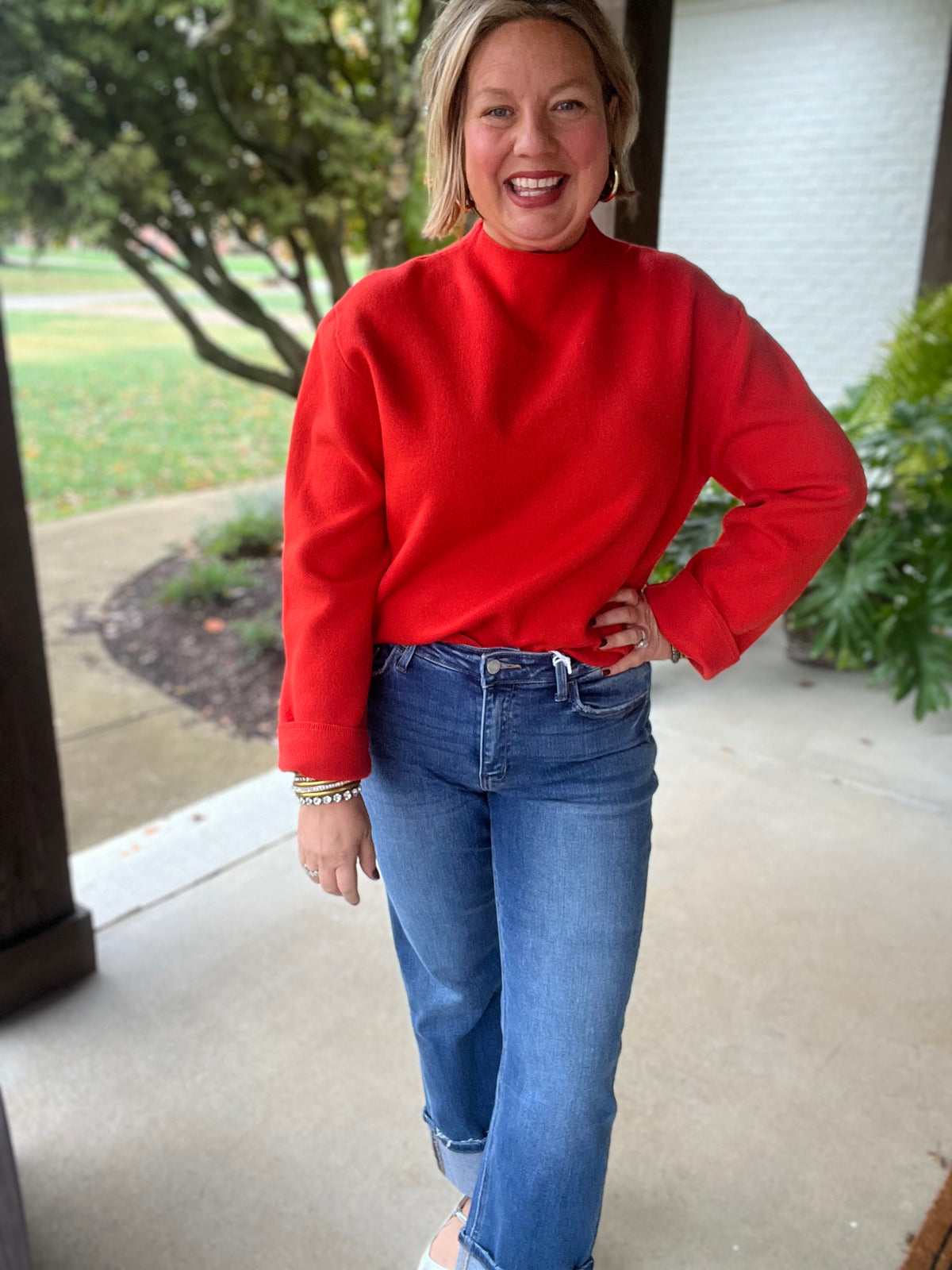 Hattie Sweater - Red