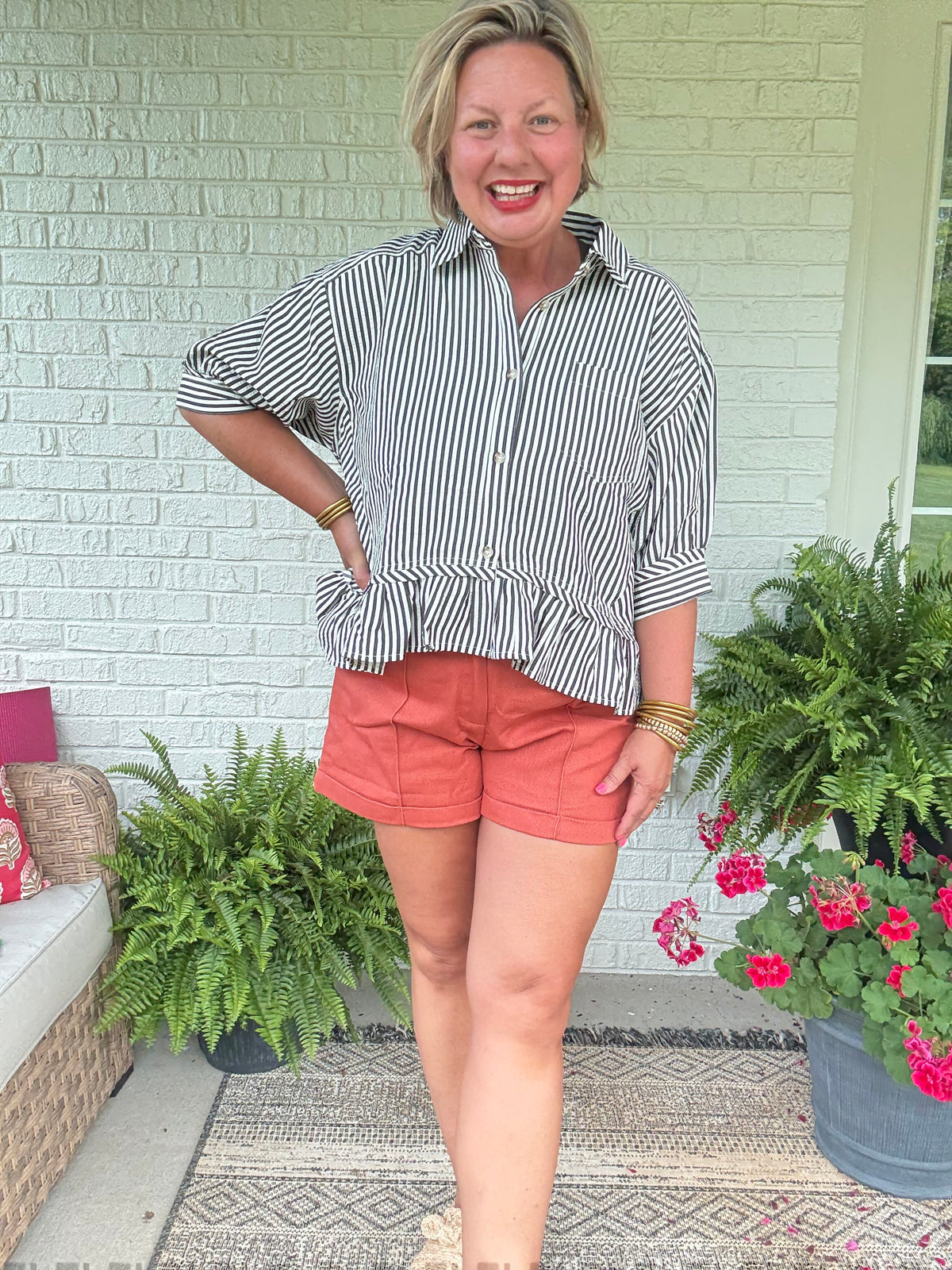 Freshly Picked Rust Shorts