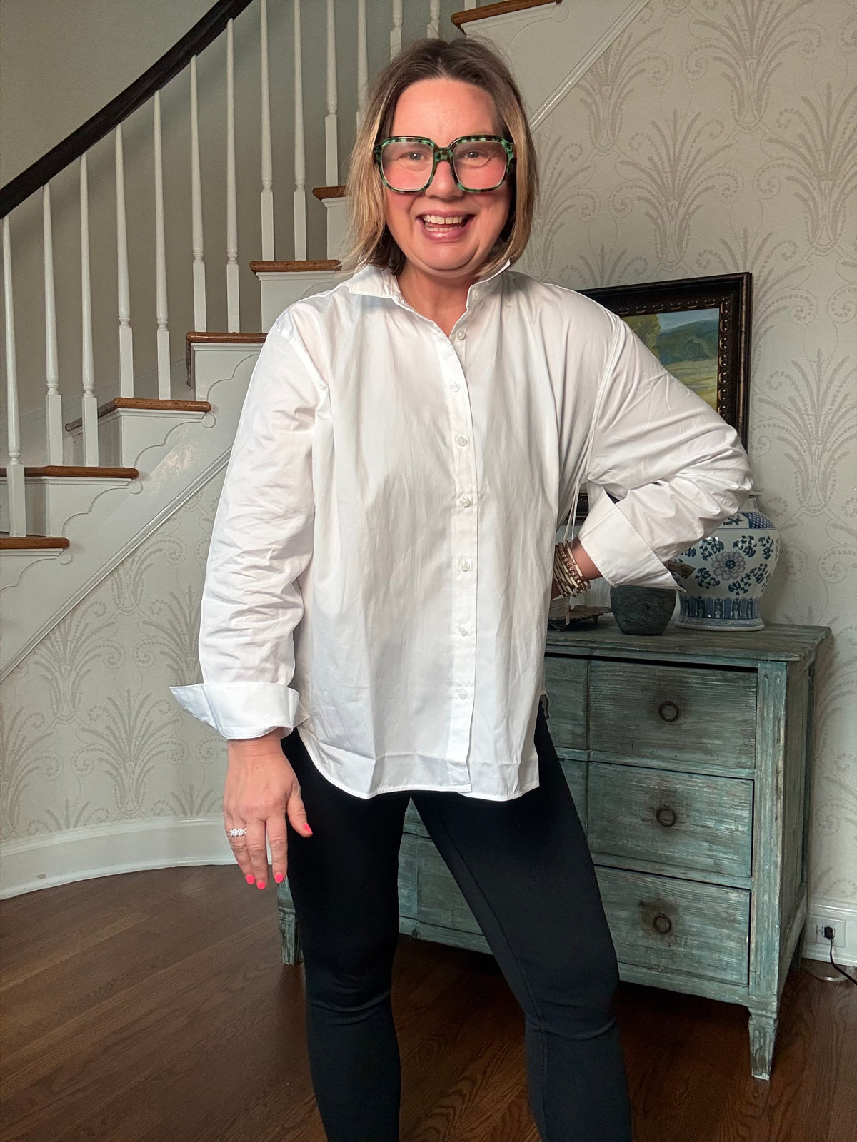 SPANX Poplin Relaxed Fit Shirt