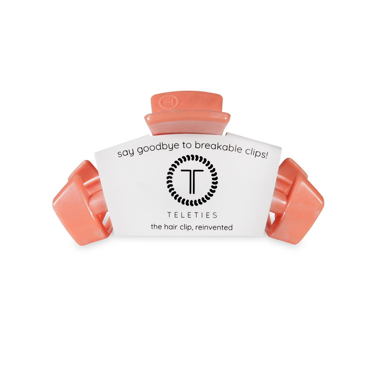 TELETIES - Classic Hair Clip | Small | Dreamsicle