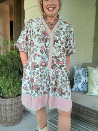 Maddie Puff Sleeve Floral Dress