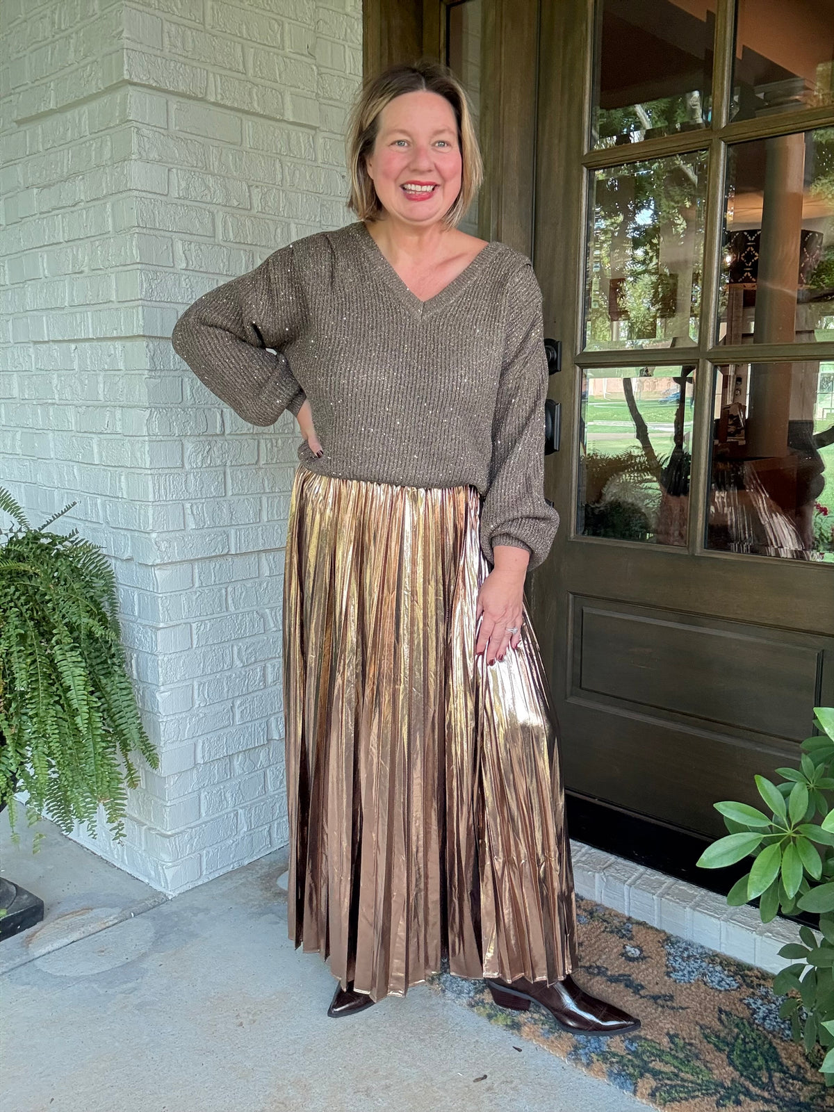 Harvest Blend Khaki Sweater