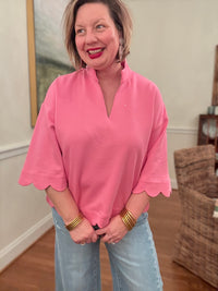 Scallop Edge Top
