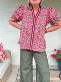 Marlowe Top - Wine