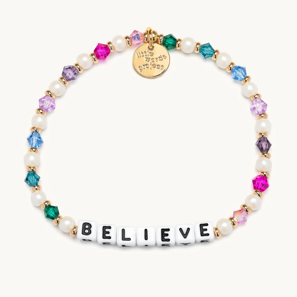 Little Words Project Bracelet -  Believe