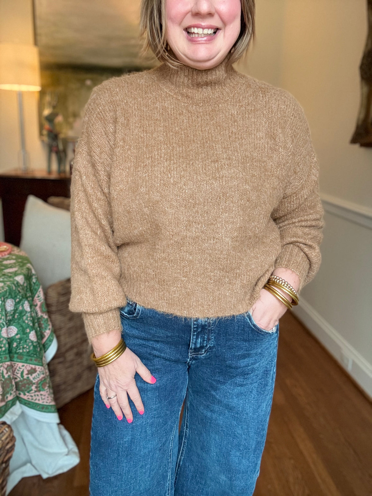 Camel Winter Sweater