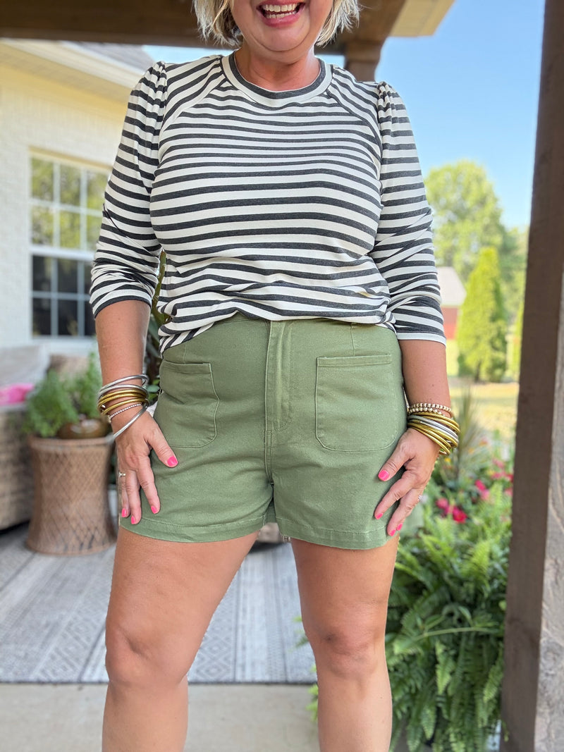 Reese Utility Short- Olive