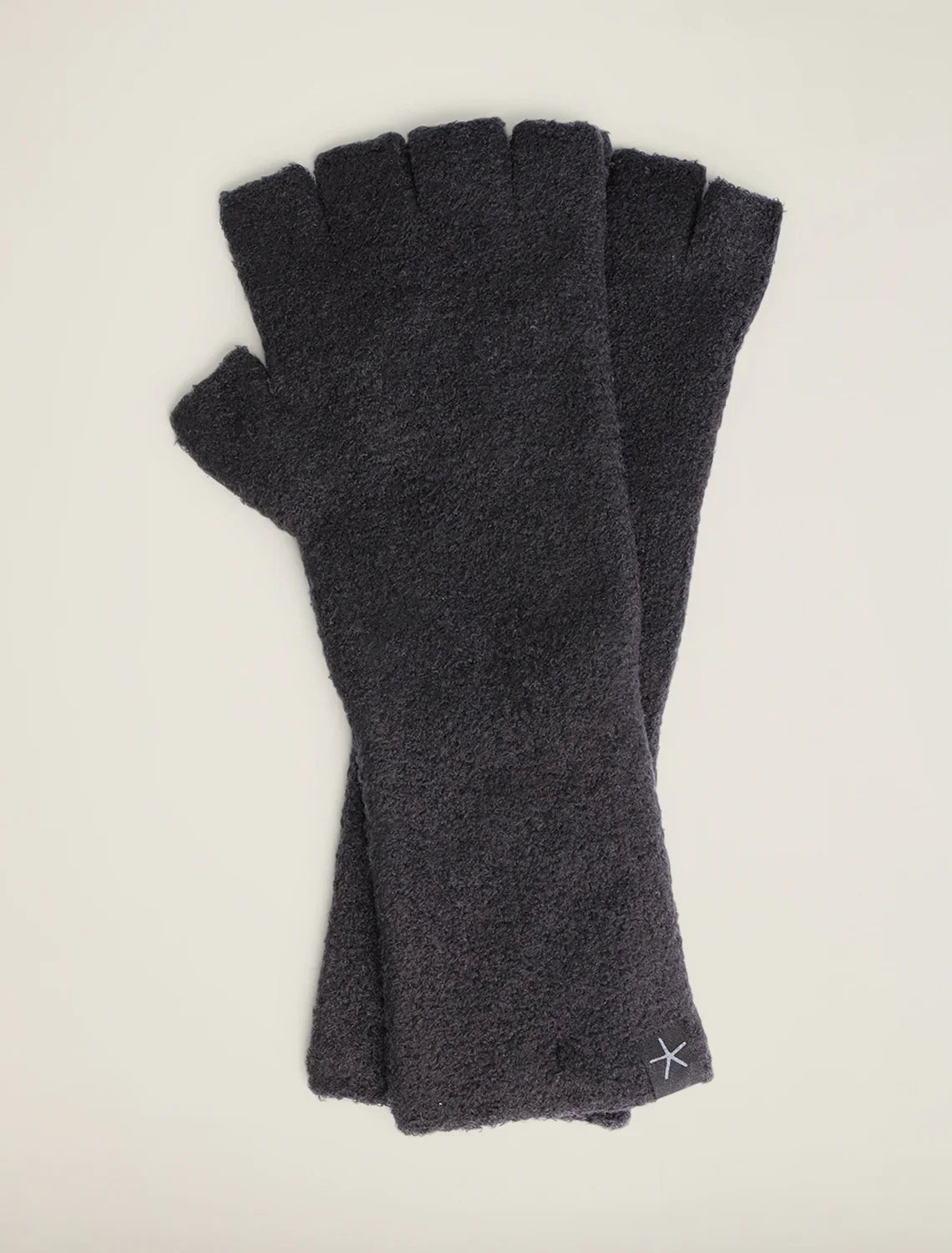 CozyChic Lite Fingerless Gloves | Black