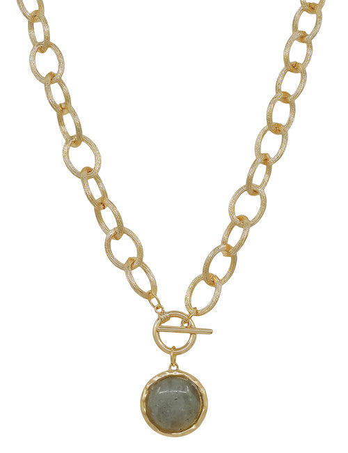 Boss Necklace - Labradorite