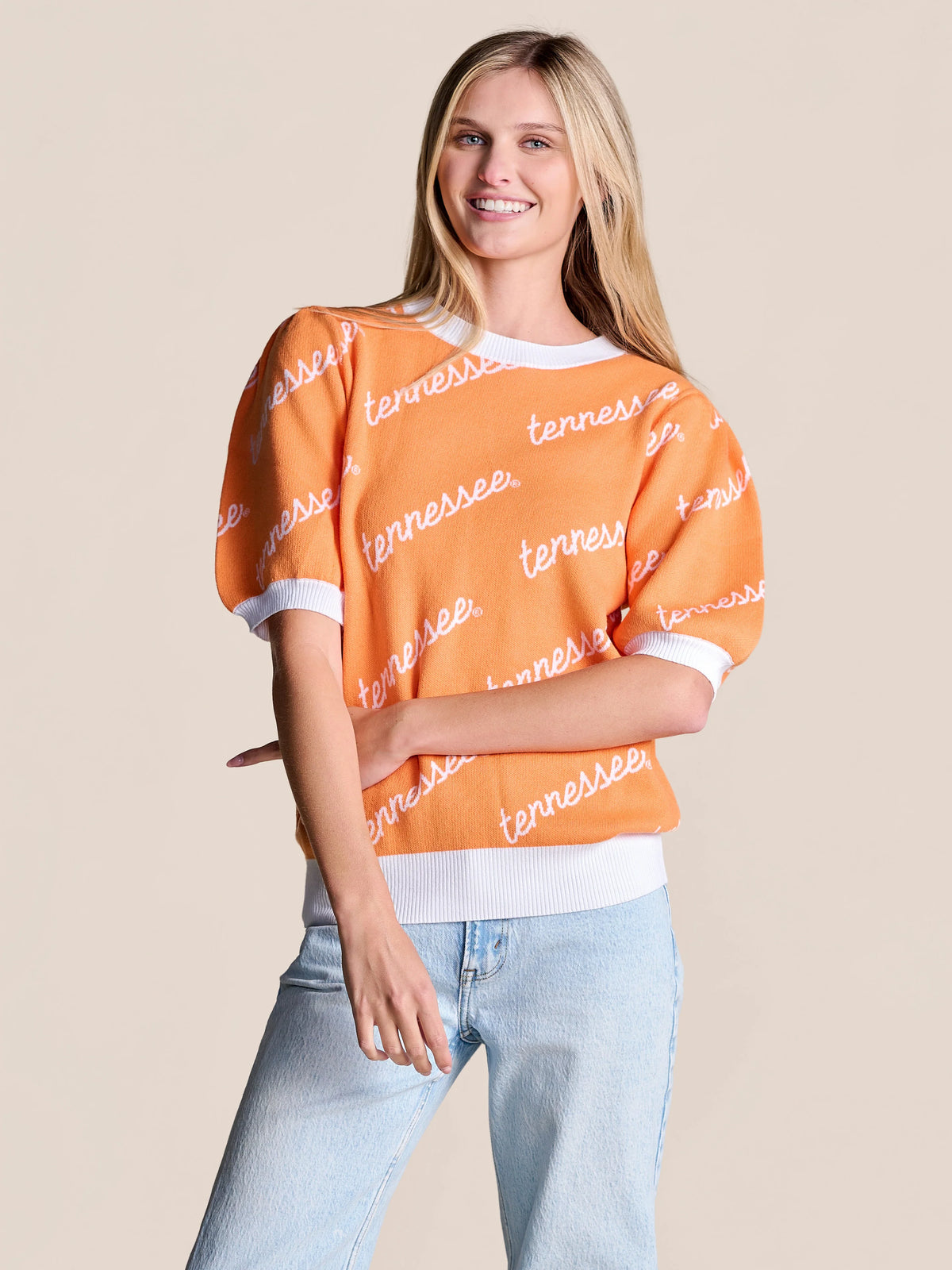 The Merit Puff Sleeve Sweater - Tennessee