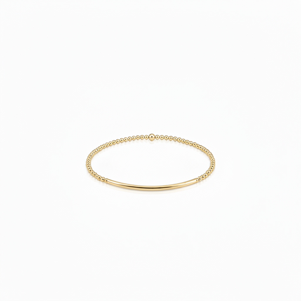 Bliss Bar Gold 2mm Bracelet