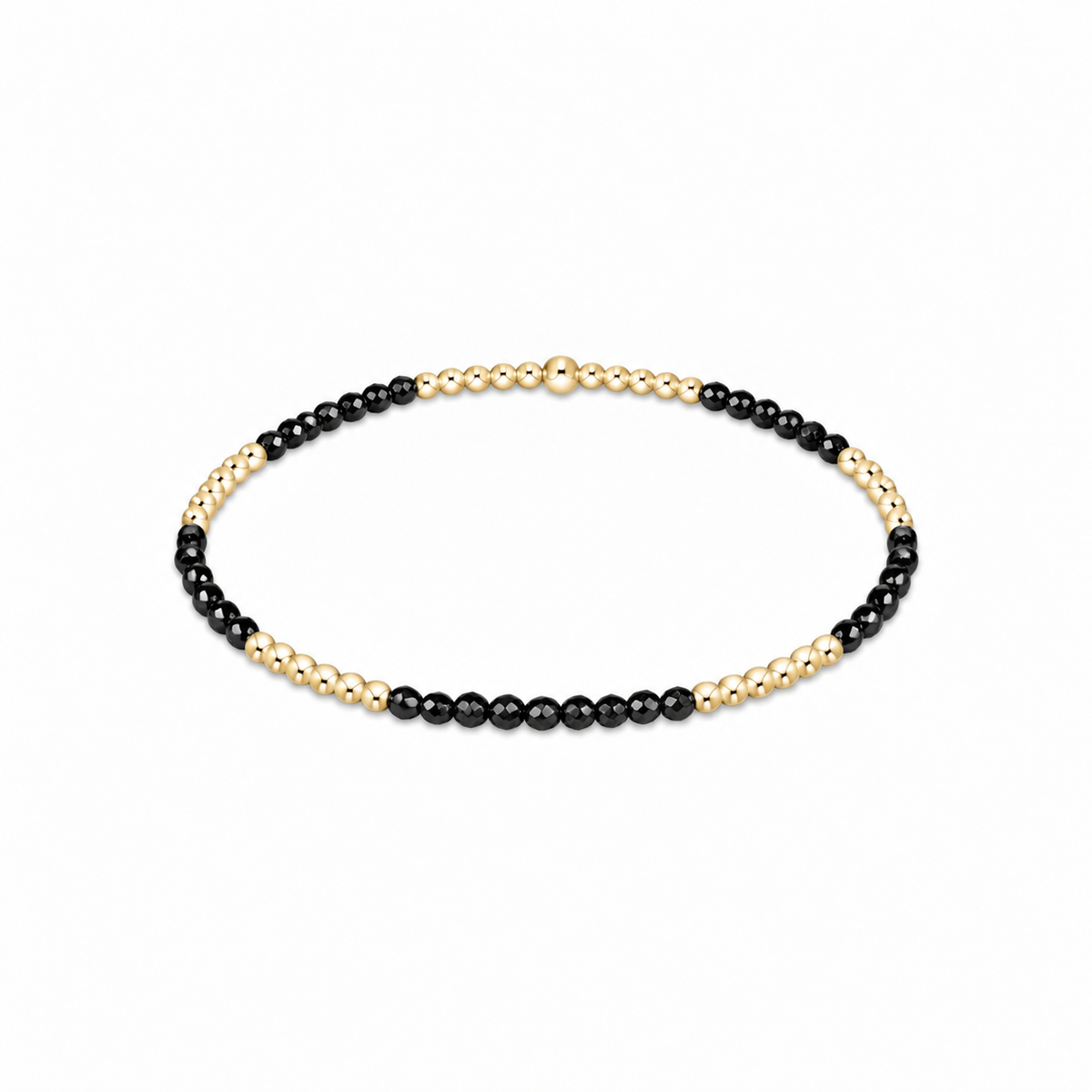 Blissful Faceted Hematite 2mm Bracelet