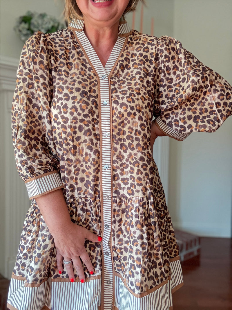 Tame the Wild Leopard Dress