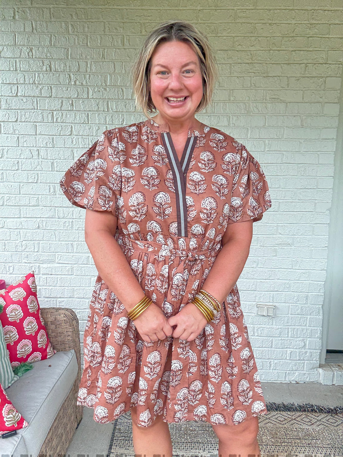 Savannah Grove Dress w/ Tie Waist