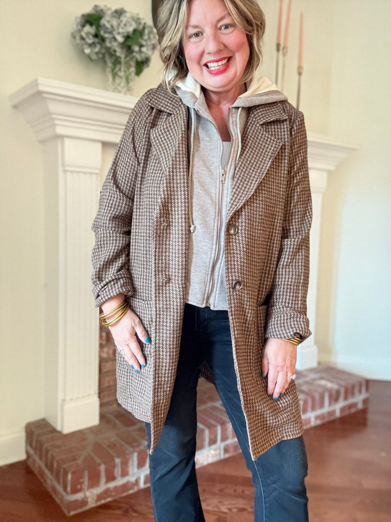 Layered Intentions Tweed Jacket